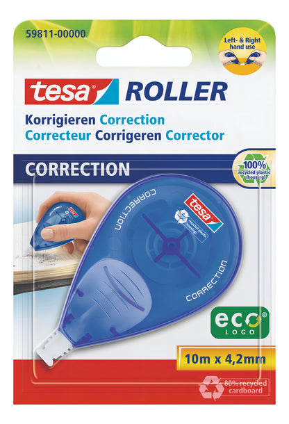 Corrector Cinta Roller Tesa 4.2mm X 10 Metros