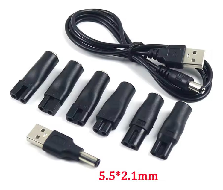 Cable Adaptador Usb A Conector Batería Tamiya 5.5x2.1mm