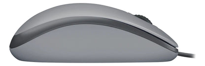 Mouse Alámbrico Usb Logitech M110 Click Silencioso Gris