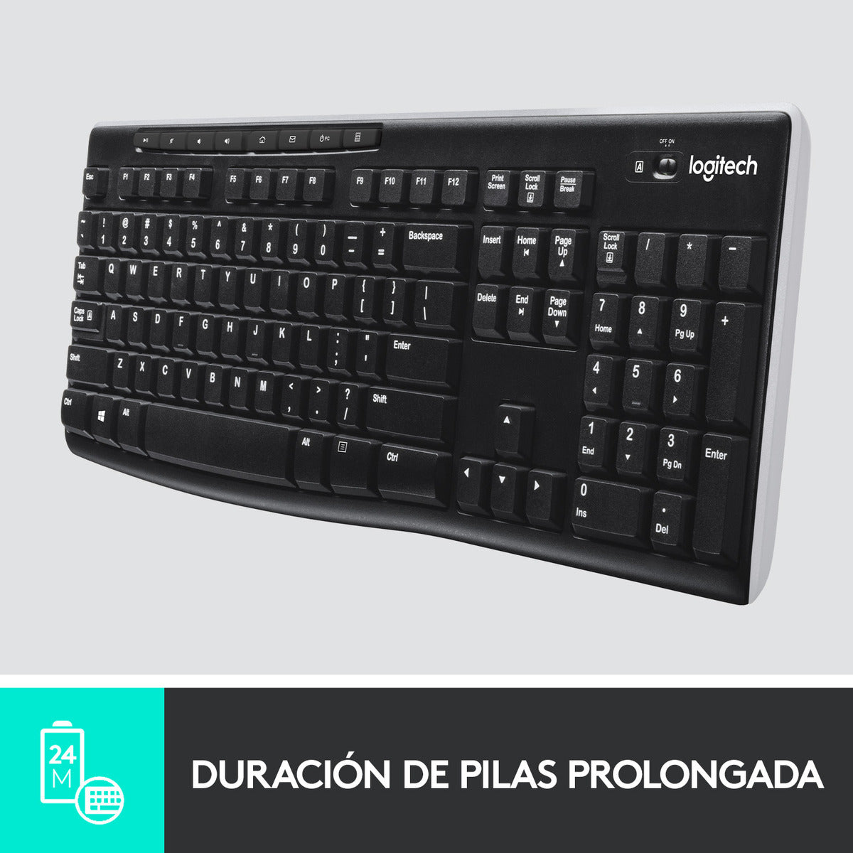 Teclado Inalámbrico Logitech K270 2.4 Ghz Español