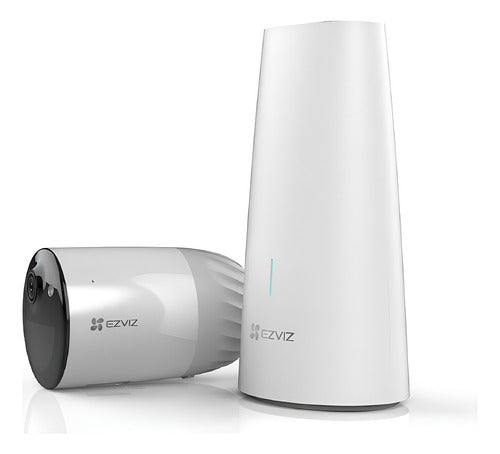 Kit Base Wifi + Camara 2mp Con Bateria Bc1+w2h Ezviz