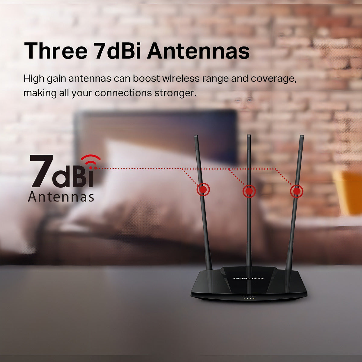 Router Mercusys Negro