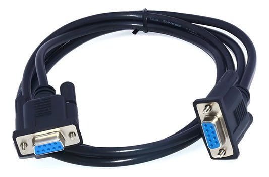 Cable Serial Rs232 Conector Db9 Hembra Hembra 1mt