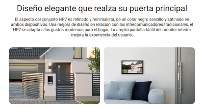 Kit Video Intercomunicador Wifi Inteligente Ezviz Hp7 2k 3mp