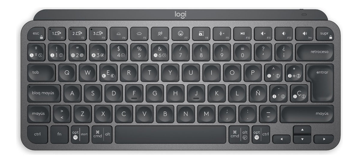 Teclado Compacto Bluetooth Logitech Mx Keys Mini Grafito