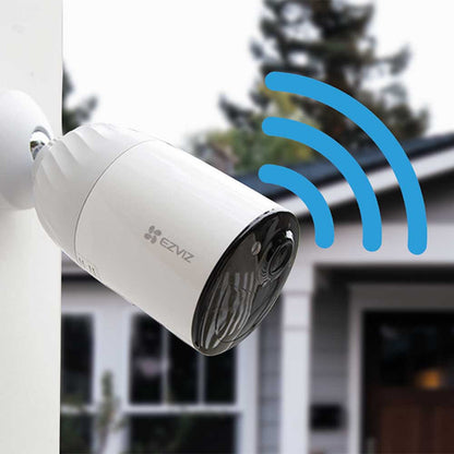 Cámara Adicional Inalámbrica Ip Exterior Para Kit Bc1 Ezviz Blanco