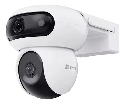Ezviz H90 Dual 2k+ Cámara De Seguridad Wifi 4mp+4mp Pt 360° Color Blanco