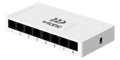 Switch 8 Puertos Ethernet No Administrable Wiking