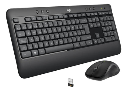 Kit Teclado Mouse Y Usb Inalámbrico Español Logitech Mk540
