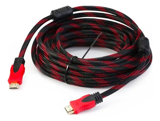 Cable Hdtv Mallado Full Hd Con Filtro 5mts Resistente