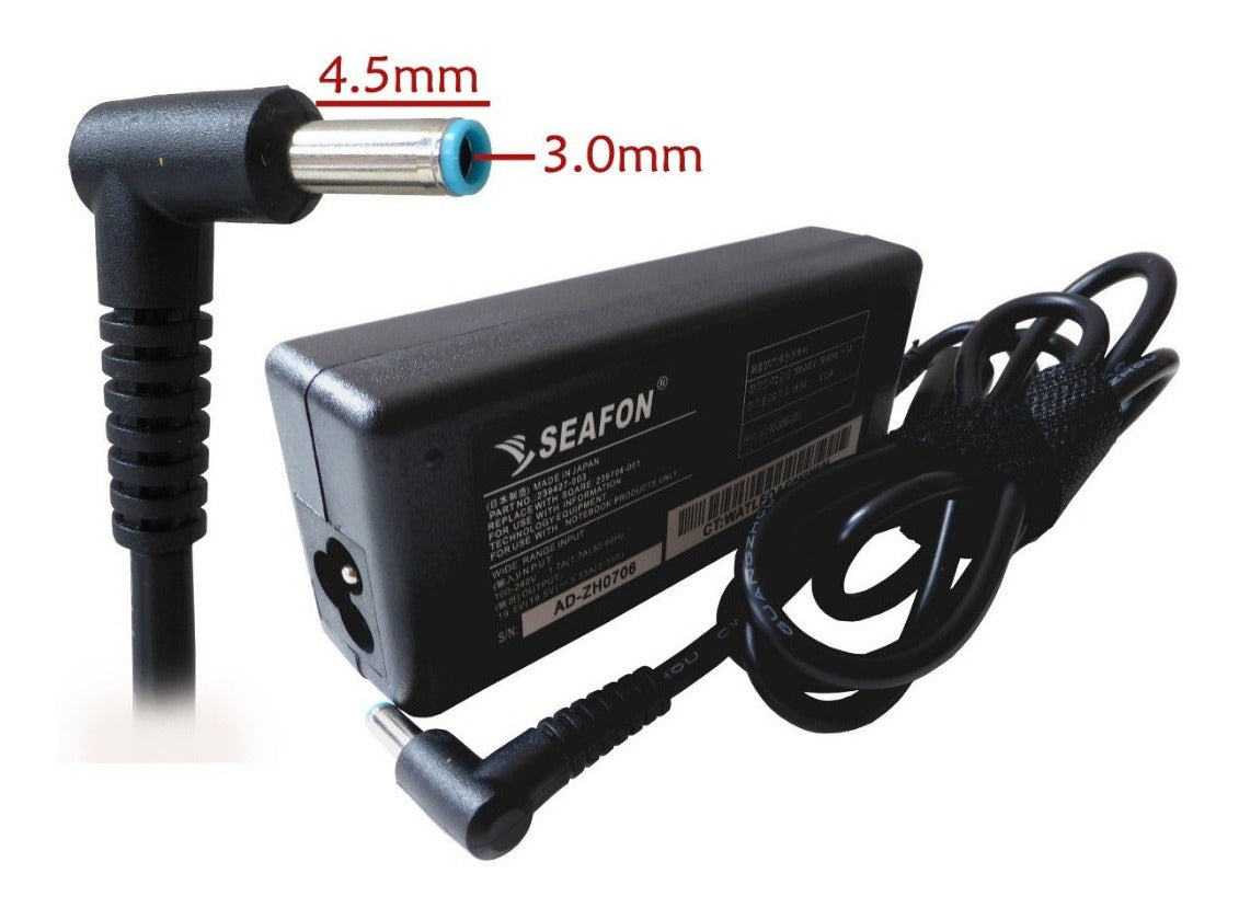 Cargador Para Notebook Hp 19.5v 3.33a Punta Azul Generico