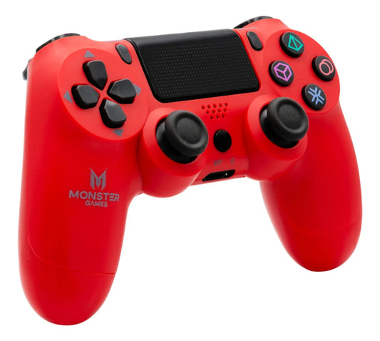 Control Inalámbrico Monster Games D-shock Compatible P4 Rojo