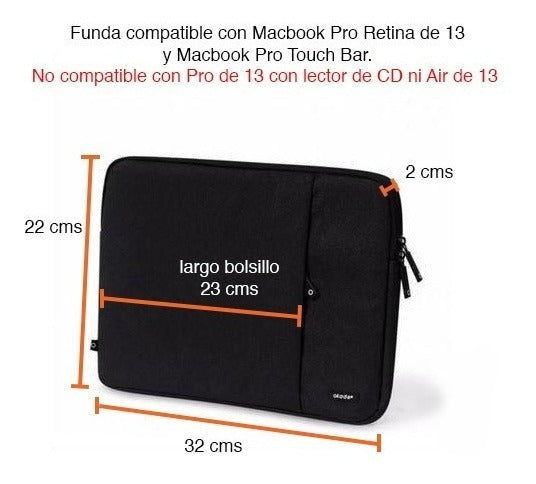 Funda Para Macbook Pro Retina Touch Bar 13.3 2019
