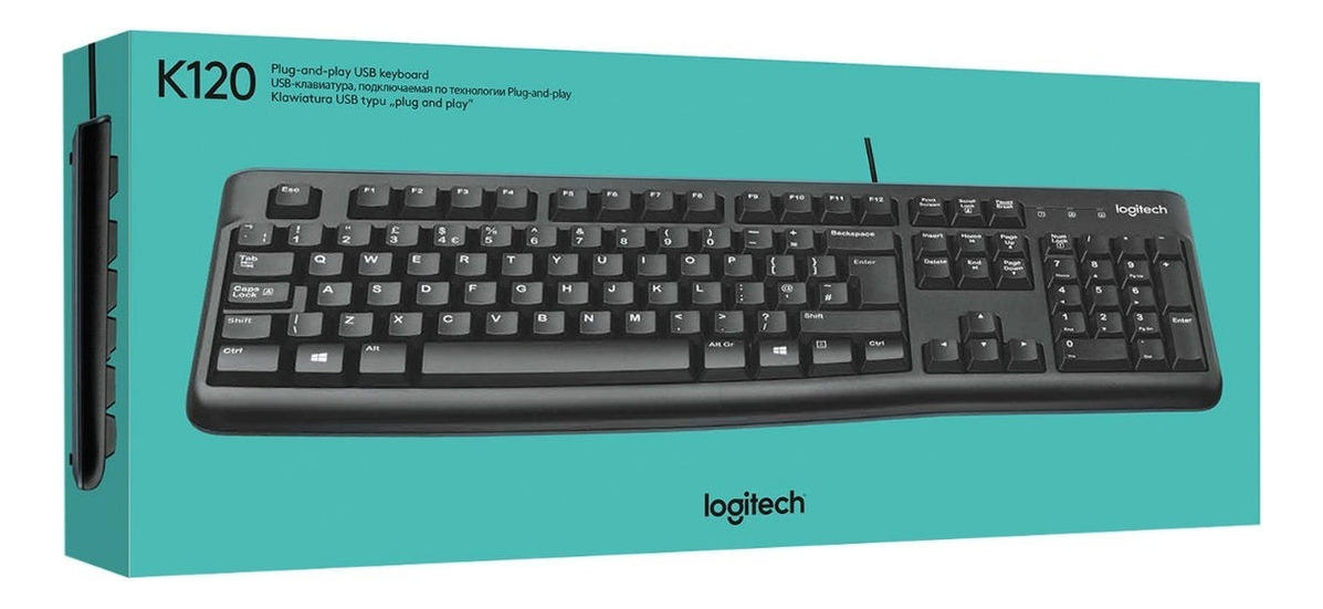 Teclado Alámbrico Usb Qwerty Español K120 Logitech