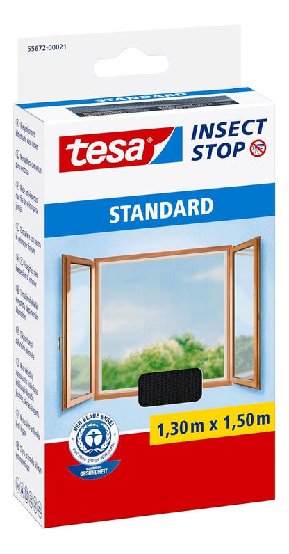 Malla Mosquitera Tesa Ventanas 1,3m X 1,5m Negro