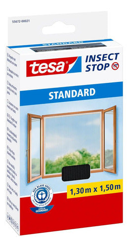 Malla Mosquitera Tesa Ventanas 1,3m X 1,5m Negro Negro