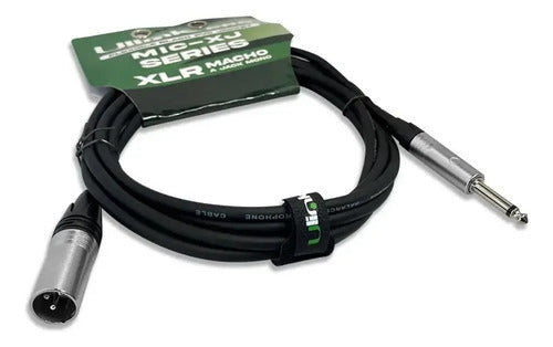 Cable Audio Xlr Macho Jack Mono 3 Metros Ulink Micrófono