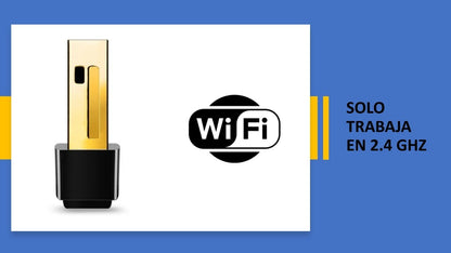 Adaptador Wifi Usb Nano Inalámbrico 150mbps Wn725n Tp Link