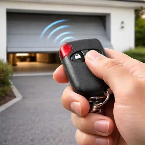 Control Remoto Porton Atc 2 Canales 433mhz Rolling Code Negro