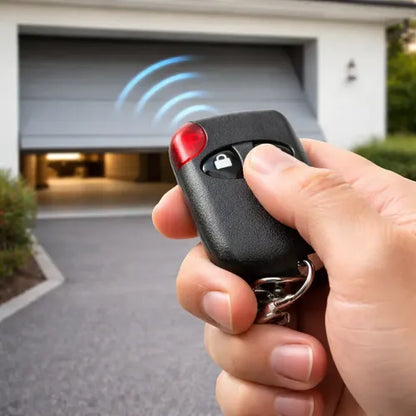 Control Remoto Porton Atc 2 Canales 433mhz Rolling Code Negro