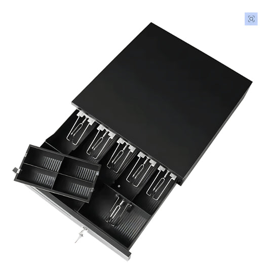 Caja Gaveta Seguridad Registradora Dinero Metálica 42x40x10