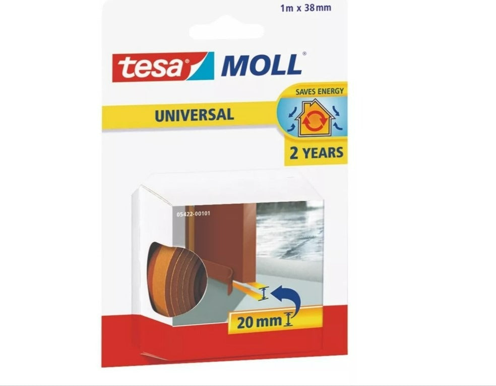 Listón Aislante Autoahesivo Tesamoll Cafe Flexible 1m