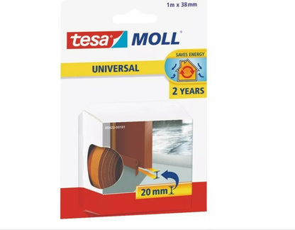 Listón Aislante Autoahesivo Tesamoll Cafe Flexible 1m