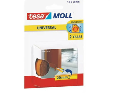 Listón Aislante Autoahesivo De Tesamoll Cafe Flexible 1m Marrón Tesa Moll Universal