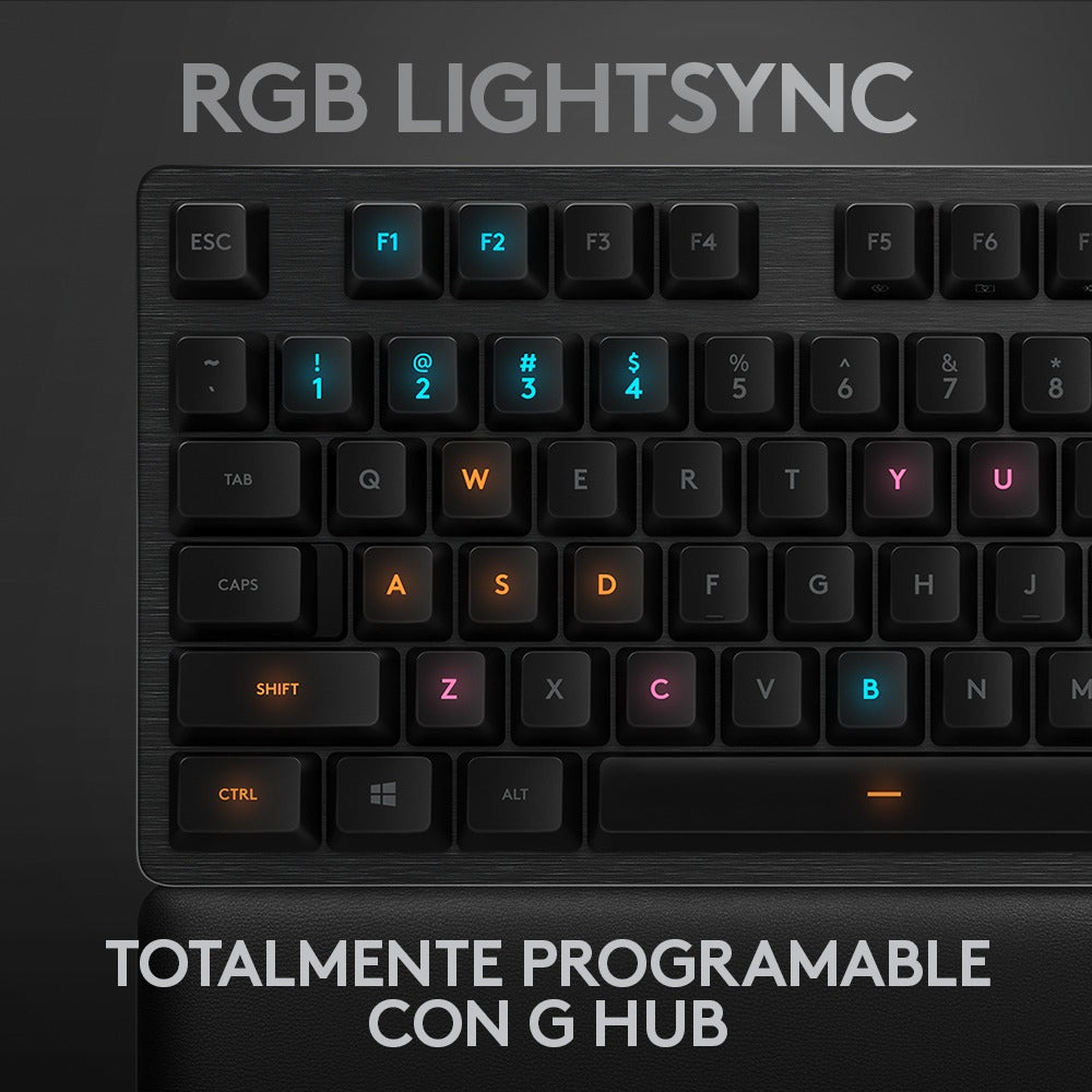 Teclado Gaming Mecánico Rgb Logitech G513 Carbón Español