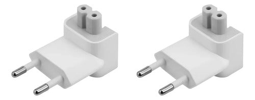 Cabezal Adaptador De Corriente Para Macbook Blanco Pack 2 Blanco