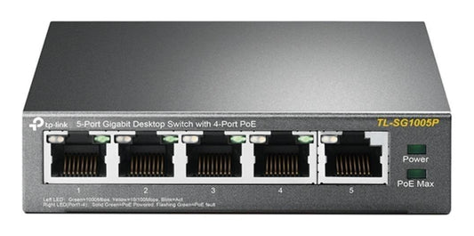Switch Tp-link Gigabit Poe 5 Puertos Tl-sg1005p