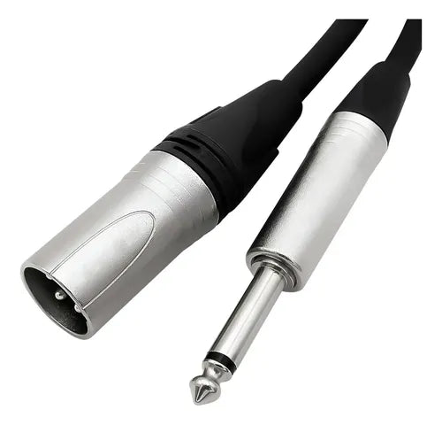 Cable De Audio Profesional Xlr A Jack 6.3 Mono 10m Negro Ulink