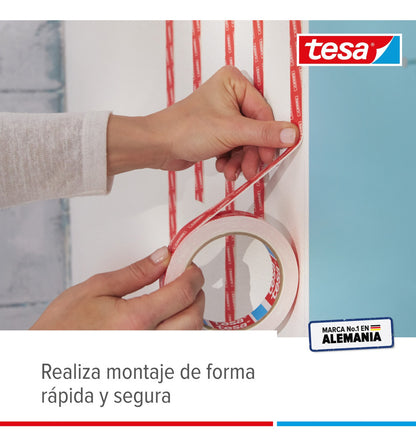 Cinta Doble Contacto Montaje 5mt X 19mm Ultra Fuerte Tesa