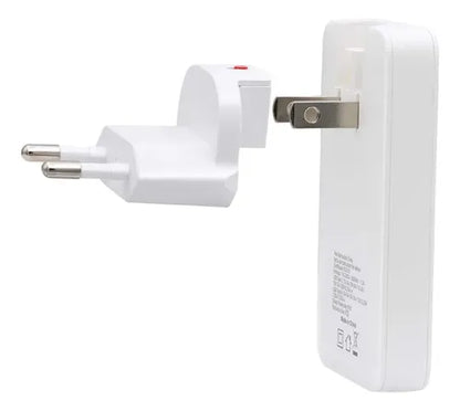 Cargador Pared Rápido Ultra Plano Tipo C + Usb 45w Philco Blanco