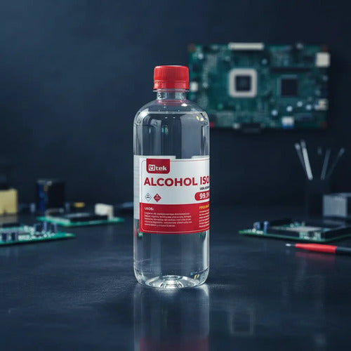 Kit 2 Alcohol Isopropílico 99% 500cc Componentes Electronic