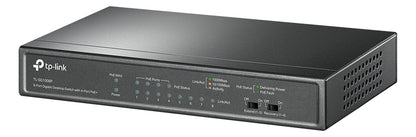 Switch Poe+ Tp-link Tl-sg1008p 8 Puertos Gigabit