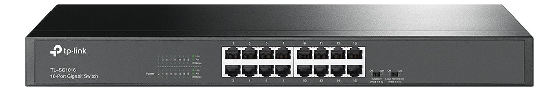 Switch 16 Puertos Tl-sg1016 10 100 1000mbps Tp-link