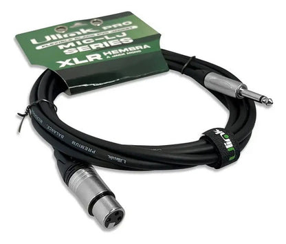 Cable Audio Xlr Hembra Jack Mono 3 Metros Ul-mic-xj6003