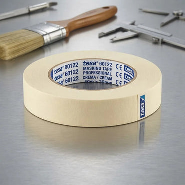 Cinta Enmascarar Masking Tape Tesa 40m X 36mm Crema
