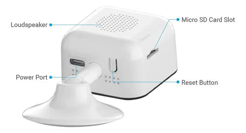 Cámara Seguridad Wifi Ezviz H1c 2mp Audio Color Blanco