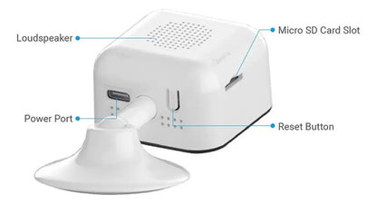 Cámara Seguridad Wifi Ezviz H1c 2mp Audio Color Blanco