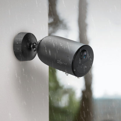 Cámara Seguridad Wifi Eb3 3mp Bateria Visión Nocturna Ezviz Negro