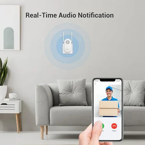 Kit Timbre Audio Video Wifi Con Batería Db2 2k Ezviz Blanco