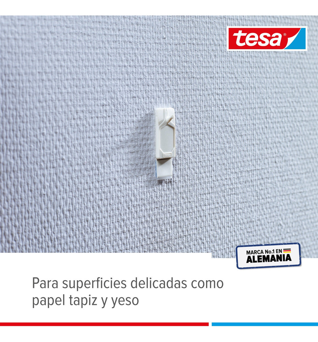 Clavo Adhesivo Removible Superficies Delicadas 0,5kg Tesa