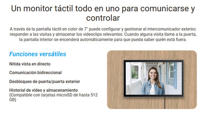 Kit Video Intercomunicador Wifi Inteligente Ezviz Hp7 2k 3mp