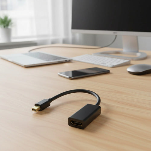 Cable Adaptador Thunderbolt Mini Displayport A Hdmi Pack 2 Negro