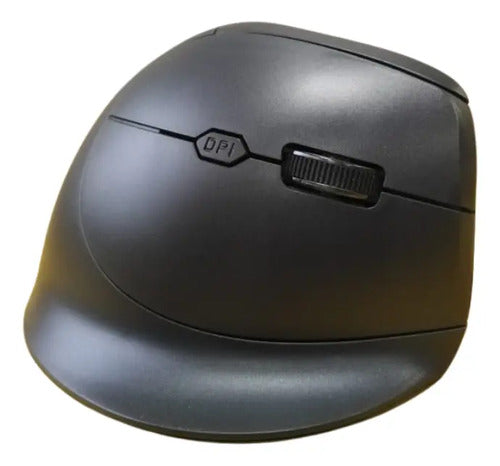 Mouse Ergonómico Inalámbrico Bluetooth Utek 1600 Dpi 6 Botones Negro