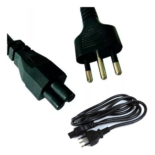 Cable Fuente Poder Tipo Trebol Pc Cargador 1.8 Mt