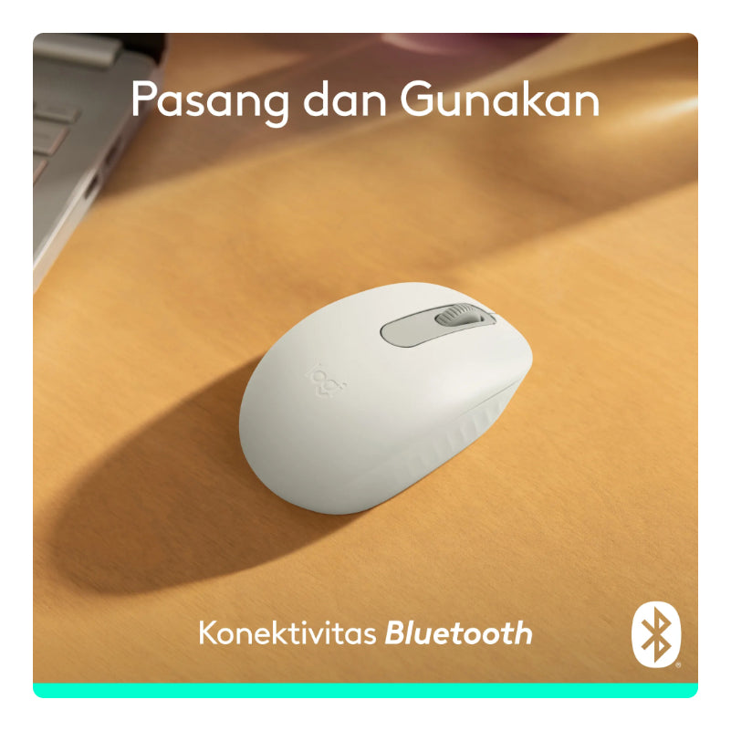 Mouse Inalámbrico Logitech Bluetooth M196 Blanco