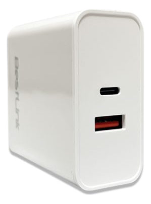 Cargador Dual Usb-c Usb Carga Rápida 20w Certificado Celular